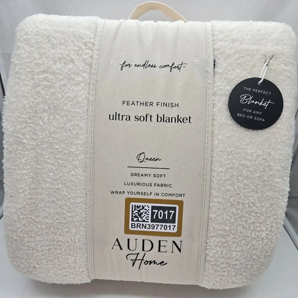 Auden Home Queen Dreamy Ultra Soft Feather Finish Blanket 90x90